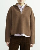 【ソフィット/Soffitto】の【A_/エース】ウールジッププルオーバー 人気、トレンドファッション・服の通販 founy(ファニー) ファッション Fashion レディースファッション Fashion for Women トップス・カットソー Cut & Sew Tops カジュアルプルオーバー・ニットトップス Pullovers & Knit Tops / Casual Pullovers リラックス Relax, Relaxed Fit 冬 Winter / This Winter 畦 Ribbed Knit thumbnail ブラウン|ID: prp329100004833595 ipo3291000000035199985