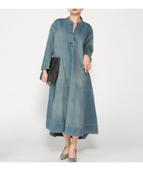 【バナナ リパブリック/BANANA REPUBLIC】のLS COLLARED ALINE MAXI - DENIM 人気、トレンドファッション・服の通販 founy(ファニー) ファッション Fashion レディースファッション Fashion for Women |ID:prp329100004833604