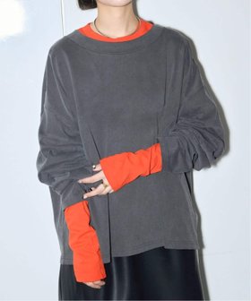 【シティーショップ/CITYSHOP】のCOMBINATION LONG Tシャツ 人気、トレンドファッション・服の通販 founy(ファニー) ファッション Fashion レディースファッション Fashion for Women トップス・カットソー Cut & Sew Tops シャツ・ブラウス・オフィスカジュアル Elegant Blouses & Button-Ups ロングTシャツ・Tシャツ Longline T-Shirts & Tees 2025年 2025 2025-2026秋冬・A/W Autumn/Winter 2025–26 AW25–26 インナー Innerwear バランス Balance, Style Balance |ID:prp329100004833611