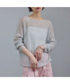 【サロン アダム エ ロペ/SALON adam et rope'】のカシミヤリネンシアーニットプルオーバー 人気、トレンドファッション・服の通販 founy(ファニー) ファッション Fashion レディースファッション Fashion for Women トップス・カットソー Cut & Sew Tops ニット Knit Tops & Sweaters カジュアルプルオーバー・ニットトップス Pullovers & Knit Tops / Casual Pullovers インナー Innerwear エアリー Airy Texture デコルテ Décolleté, Neckline デニム Denim, Jeans Material フレア Flare, Flared ポケット Pocket, Pocket Detail リネン Linen, Linen Fabric リラックス Relax, Relaxed Fit エレガント 上品 Elegant 春 Spring thumbnail グレー(07)|ID: prp329100004833635 ipo3291000000035200546