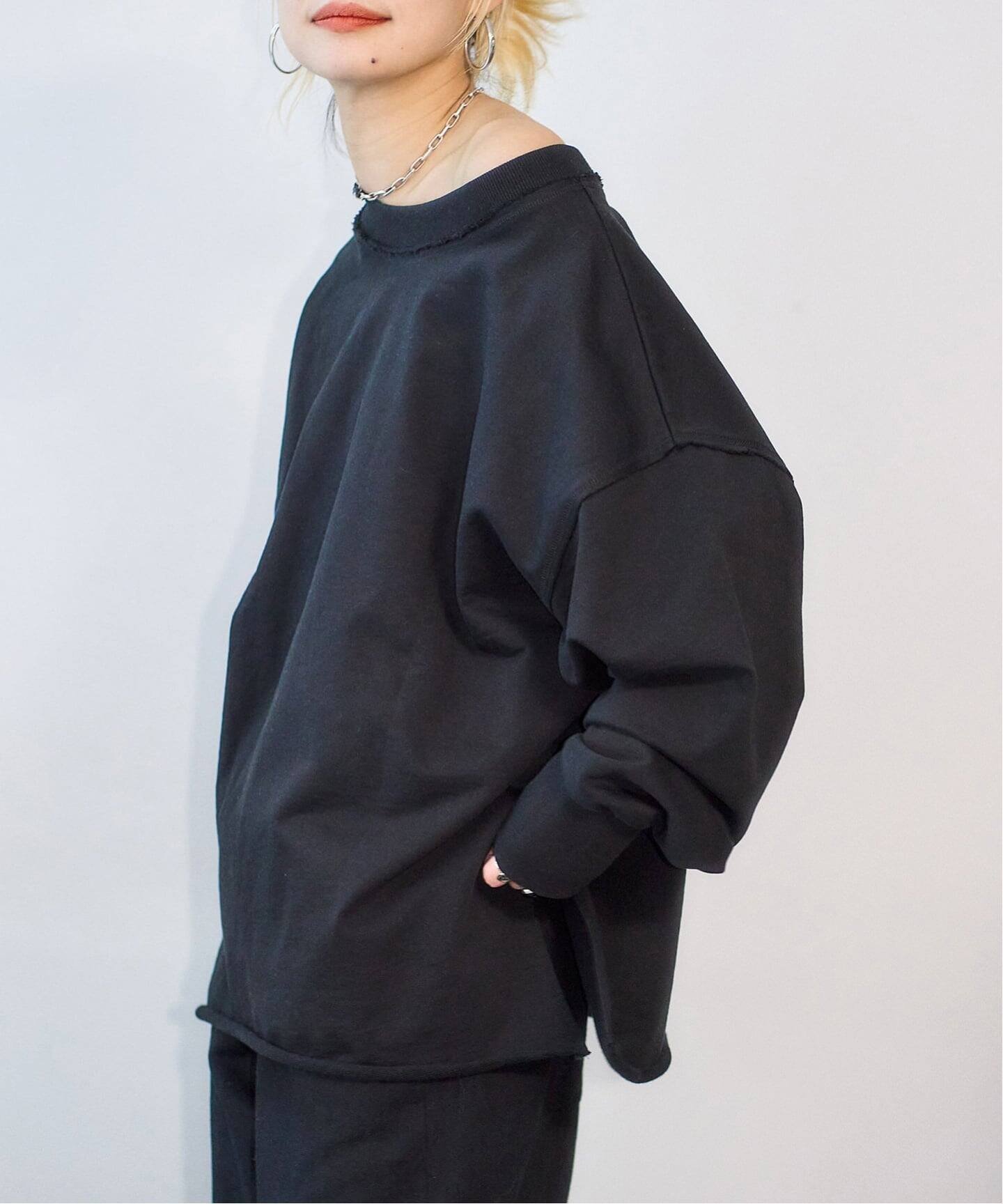 【シティーショップ/CITYSHOP】のURAKE SWEAT PULLOVER スウェット インテリア・キッズ・メンズ・レディースファッション・服の通販 founy(ファニー) ファッション Fashion レディースファッション Fashion for Women トップス・カットソー Cut & Sew Tops レディースパーカー・カジュアルフーディー Casual Hoodies & Sweatshirts カジュアルプルオーバー・ニットトップス Pullovers & Knit Tops / Casual Pullovers スウェット・クルーネックトップス Sweatshirts & Crewnecks / Relaxed Fit Sweat Tops 2026年 2026 インナー Innerwear シンプル Simple, Minimal スウェット / スエット Sweatshirt, Sweatwear ハイネック High Neck, Mock Neck バランス Balance, Style Balance 春 Spring 秋 Autumn ブラック|ID: prp329100004833640 ipo3291000000035200593