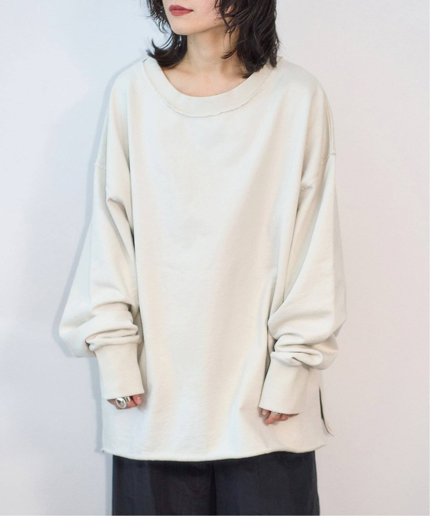 【シティーショップ/CITYSHOP】のURAKE SWEAT PULLOVER スウェット インテリア・キッズ・メンズ・レディースファッション・服の通販 founy(ファニー) ファッション Fashion レディースファッション Fashion for Women トップス・カットソー Cut & Sew Tops レディースパーカー・カジュアルフーディー Casual Hoodies & Sweatshirts カジュアルプルオーバー・ニットトップス Pullovers & Knit Tops / Casual Pullovers スウェット・クルーネックトップス Sweatshirts & Crewnecks / Relaxed Fit Sweat Tops 2026年 2026 インナー Innerwear シンプル Simple, Minimal スウェット / スエット Sweatshirt, Sweatwear ハイネック High Neck, Mock Neck バランス Balance, Style Balance 春 Spring 秋 Autumn ホワイト|ID: prp329100004833640 ipo3291000000035200595