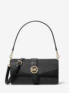 【マイケルコース/MICHAEL KORS】のGREENWICH フラップ ショルダー ミディアム マイケルコース 人気、トレンドファッション・服の通販 founy(ファニー) ファッション Fashion レディースファッション Fashion for Women コレクション Collection, Seasonal Line ショルダー Shoulder, Shoulder Strap フラップ Flap, Flap Pocket ラグジュアリー Luxury, Elegant thumbnail BLACK|ID: prp329100004833666 ipo3291000000035200816