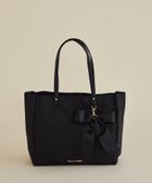 【メゾンドフルール/Maison de FLEUR】のリボンチャーム付き3ルームトートバッグ 人気、トレンドファッション・服の通販 founy(ファニー) ファッション Fashion レディースファッション Fashion for Women バッグ Bags チャーム Charm, Pendant ポケット Pocket, Pocket Detail リボン Ribbon, Bow ビジネス 仕事 通勤 Business / Work / Commuting thumbnail ブラック|ID: prp329100004833672 ipo3291000000035200953