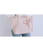 【メゾンドフルール/Maison de FLEUR】のリボンチャーム付き3ルームトートバッグ 人気、トレンドファッション・服の通販 founy(ファニー) ファッション Fashion レディースファッション Fashion for Women バッグ Bags チャーム Charm, Pendant ポケット Pocket, Pocket Detail リボン Ribbon, Bow ビジネス 仕事 通勤 Business / Work / Commuting thumbnail ピンクベージュ|ID: prp329100004833672 ipo3291000000035200954