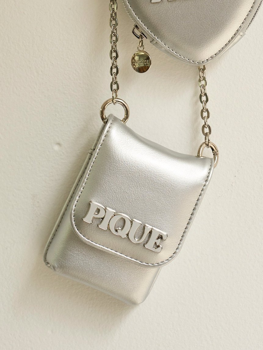 【ジェラート ピケ/gelato pique】の2wayリップ マルチケース インテリア・キッズ・メンズ・レディースファッション・服の通販 founy(ファニー) 　ファッション　Fashion　レディースファッション　Fashion for Women　おすすめ　Recommended / Our Picks　ショルダー　Shoulder, Shoulder Strap　スマート　Smart, Elegant　チェーン　Chain, Chain Strap　チャーム　Charm, Pendant　フェイクレザー　Faux Leather, PU Leather　フラップ　Flap, Flap Pocket　プレート　Plate, Dish　メタル　Metal, Metal Parts　リップ　Lip, Lip Motif　SLV[011]|ID: prp329100004833684 ipo3291000000035201175