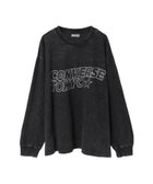 【コンバーストウキョウ/CONVERSE TOKYO】のLOGO PRINT HOTFIX LONGSLEEVE TEE 人気、トレンドファッション・服の通販 founy(ファニー) ファッション Fashion レディースファッション Fashion for Women トップス・カットソー Cut & Sew Tops ヴィンテージ Vintage Style カーゴパンツ Cargo Pants, Utility Pants シンプル Simple, Minimal ストーン Stone, Gem-Like デニム Denim, Jeans Material パウダー Powder, Soft Tone プリント Print, Printed Pattern モチーフ Motif, Design Theme リラックス Relax, Relaxed Fit thumbnail ブラック|ID: prp329100004833693 ipo3291000000035201284