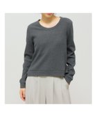 【マーコート/MARcourt】のMIDIUMISOLID for Ladies Uネックワッフルプルオーバー 人気、トレンドファッション・服の通販 founy(ファニー) ファッション Fashion レディースファッション Fashion for Women トップス・カットソー Cut & Sew Tops カジュアルプルオーバー・ニットトップス Pullovers & Knit Tops / Casual Pullovers カットソー Cut and Sewn Top コンパクト Compact, Small Size トレンド Trend, Trending Now ポケット Pocket, Pocket Detail ワッフル Waffle, Waffle Knit 今季 This Season, Current Season 長袖 Long Sleeve, Full Sleeve thumbnail グレー|ID: prp329100004833705 ipo3291000000035201406