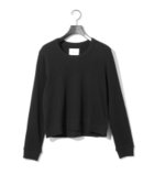 【マーコート/MARcourt】のMIDIUMISOLID for Ladies Uネックワッフルプルオーバー 人気、トレンドファッション・服の通販 founy(ファニー) ファッション Fashion レディースファッション Fashion for Women トップス・カットソー Cut & Sew Tops カジュアルプルオーバー・ニットトップス Pullovers & Knit Tops / Casual Pullovers カットソー Cut and Sewn Top コンパクト Compact, Small Size トレンド Trend, Trending Now ポケット Pocket, Pocket Detail ワッフル Waffle, Waffle Knit 今季 This Season, Current Season 長袖 Long Sleeve, Full Sleeve thumbnail ブラック|ID: prp329100004833705 ipo3291000000035201408