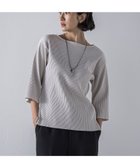 【ラ エフ/Laf…】の体型を気にせず着られる リブカットソー≪手洗い可能≫ 人気、トレンドファッション・服の通販 founy(ファニー) ファッション Fashion レディースファッション Fashion for Women トップス・カットソー Cut & Sew Tops カットソー・ベーシックTシャツ Cut-and-Sewn Tops / Stretch Tees & Basics 秋 Autumn カットオフ Cut-Off Design カットソー Cut and Sewn Top コンパクト Compact, Small Size ジャケット Jacket, Outerwear デニム Denim, Jeans Material ワイド Wide, Wide Fit A/W・秋冬 Autumn/Winter エレガント 上品 Elegant 2025年 2025 2025-2026秋冬・A/W Autumn/Winter 2025–26 AW25–26 thumbnail ベージュ|ID: prp329100004833849 ipo3291000000035203904