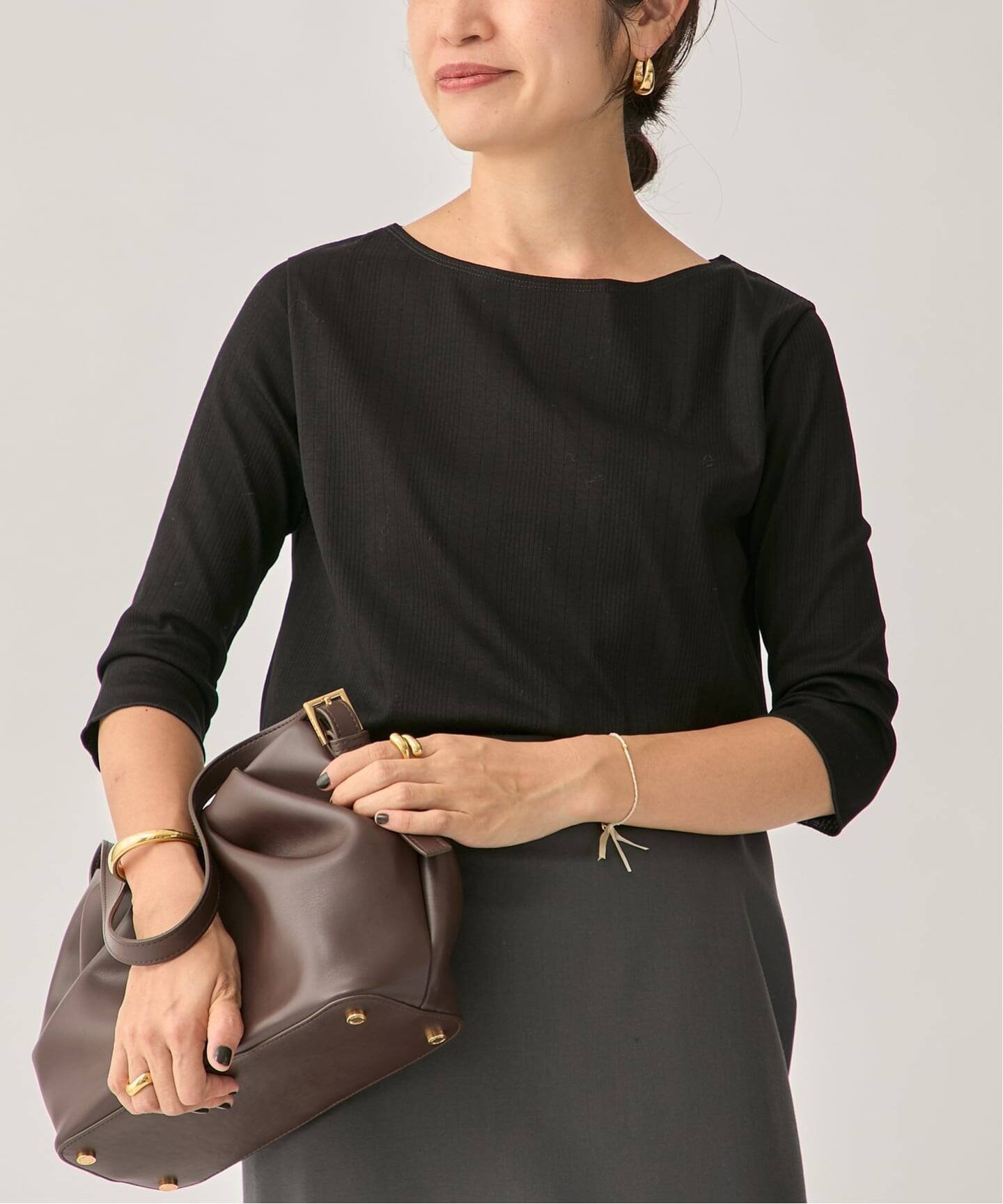 【ヴェルメイユ パー イエナ/VERMEIL par iena】のBallet neck RIB プルオーバー 人気、トレンドファッション・服の通販 founy(ファニー) 　ファッション　Fashion　レディースファッション　Fashion for Women　トップス・カットソー　Cut & Sew Tops　カジュアルプルオーバー・ニットトップス　Pullovers & Knit Tops / Casual Pullovers　2025年　2025　2025-2026秋冬・A/W　Autumn/Winter 2025–26 AW25–26　インナー　Innerwear　コンパクト　Compact, Small Size　シンプル　Simple, Minimal　ジャケット　Jacket, Outerwear　デコルテ　Décolleté, Neckline　バランス　Balance, Style Balance　バレエ　Ballet, Ballet Style　フィット　Fit, Slim Fit　 other-1|ID: prp329100004833850 ipo3291000000035203919