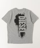 【シフォン/SHIFFON / KIDS】のDIESEL ディーゼル ブランドロゴ半袖Tシャツカットソー Kids 人気、トレンドファッション・服の通販 founy(ファニー) ファッション Fashion キッズファッション Fashion for Kids トップス・カットソー Cut & Sew Tops アクセサリー Fashion Accessories カットソー Cut and Sewn Top コレクション Collection, Seasonal Line デニム Denim, Jeans Material プレミアム Premium, High-End 半袖 Short Sleeve, Half Sleeve ラグジュアリー Luxury, Elegant thumbnail gray|ID: prp329100004833867 ipo3291000000035204155