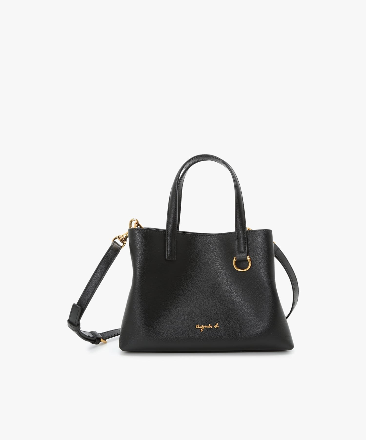 【アニエスベー ファム/agnes b. FEMME】の2way スモール トートバッグ Christelle ABS01-02 インテリア・キッズ・メンズ・レディースファッション・服の通販 founy(ファニー) 　ファッション　Fashion　レディースファッション　Fashion for Women　バッグ　Bags　キーホルダー　Keychain, Key Holder　ショルダー　Shoulder, Shoulder Strap　シンプル　Simple, Minimal　チャーム　Charm, Pendant　フォルム　Silhouette, Form　ポケット　Pocket, Pocket Detail　ブラック|ID: prp329100004833872 ipo3291000000035204247