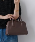 【リヴドロワ/RIVE DROITE】の【キレイめにもカジュアルにも】レザーボストン 人気、トレンドファッション・服の通販 founy(ファニー) ファッション Fashion レディースファッション Fashion for Women コンパクト Compact, Small Size ショルダー Shoulder, Shoulder Strap シルバー Silver, Metallic Silver 財布 Wallet, Purse 定番 Standard, Basic Item ボストン Boston ポケット Pocket, Pocket Detail ポーチ Pouch, Small Case 再入荷 Restock / Back in Stock おすすめ Recommended / Our Picks thumbnail ダークブラウン|ID: prp329100004833873 ipo3291000000035204263