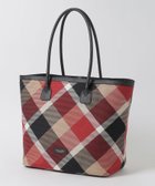 【ブルーレーベル クレストブリッジ/BLUE LABEL CRESTBRIDGE】のクレストブリッジチェックカルゼトートバッグ 人気、トレンドファッション・服の通販 founy(ファニー) ファッション Fashion レディースファッション Fashion for Women バッグ Bags クラシック Classic, Timeless Style トリミング Trimming, Decorative Edge ビジネス 仕事 通勤 Business / Work / Commuting ポケット Pocket, Pocket Detail thumbnail レッド|ID: prp329100004833876 ipo3291000000035204316