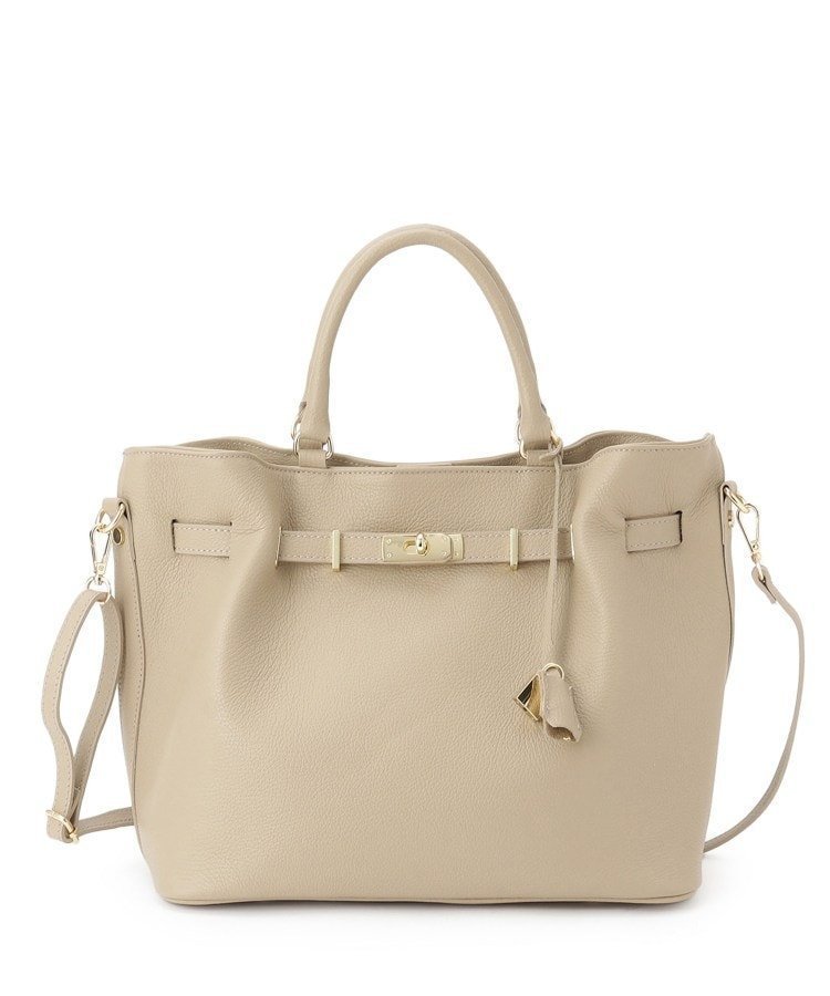 【ドレステリア/DRESSTERIOR】のMILOS(ミロス)金具付きトートバッグ インテリア・キッズ・メンズ・レディースファッション・服の通販 founy(ファニー) 　ファッション　Fashion　レディースファッション　Fashion for Women　バッグ　Bags　イタリア　Italy　スマート　Smart, Elegant　トレンド　Trend, Trending Now　ポケット　Pocket, Pocket Detail　エレガント 上品　Elegant　トープ|ID: prp329100004833883 ipo3291000000035204350