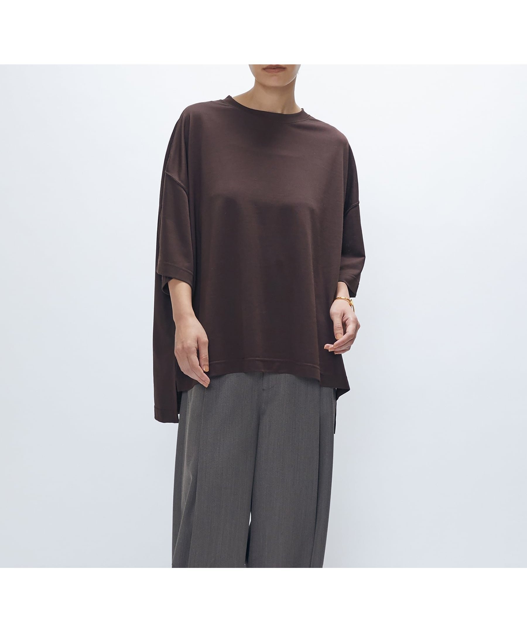 【プルミエ アロンディスモン/1er Arrondissement / MEN】の【WEB限定】 COGTHEBIGSMOKE (コグ ザ ビッグ スモーク) DELTA Tシャツ インテリア・キッズ・メンズ・レディースファッション・服の通販 founy(ファニー) 　ファッション　Fashion　メンズファッション　Fashion for Men　コレクション　Collection, Seasonal Line　シンプル　Simple, Minimal　スリット　Slit, Slit Detail　トレンド　Trend, Trending Now　パターン　Pattern, Design Print　ビッグ　Big, Oversized　リアル　Real, Realistic　ロンドン　London Style, British Inspired　人気　Popular, Best Seller　Dark brown|ID: prp329100004833884 ipo3291000000035204360