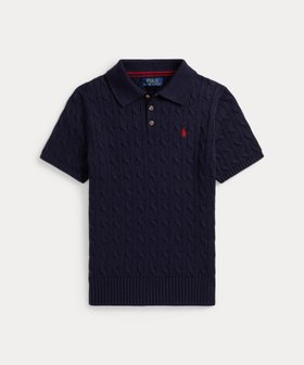 【ラルフローレン/RALPH LAUREN / KIDS】の(ボーイズ 8才~20才)ケーブルニット コットン ポロカラー セーター 人気、トレンドファッション・服の通販 founy(ファニー) ファッション Fashion キッズファッション Fashion for Kids セーター Sweater, Knitwear ボーイズ Boyish, Boy Style ポロシャツ Polo Shirt, Collared Tee リブニット Rib Knit, Ribbed Knit 半袖 Short Sleeve, Half Sleeve |ID:prp329100004833897