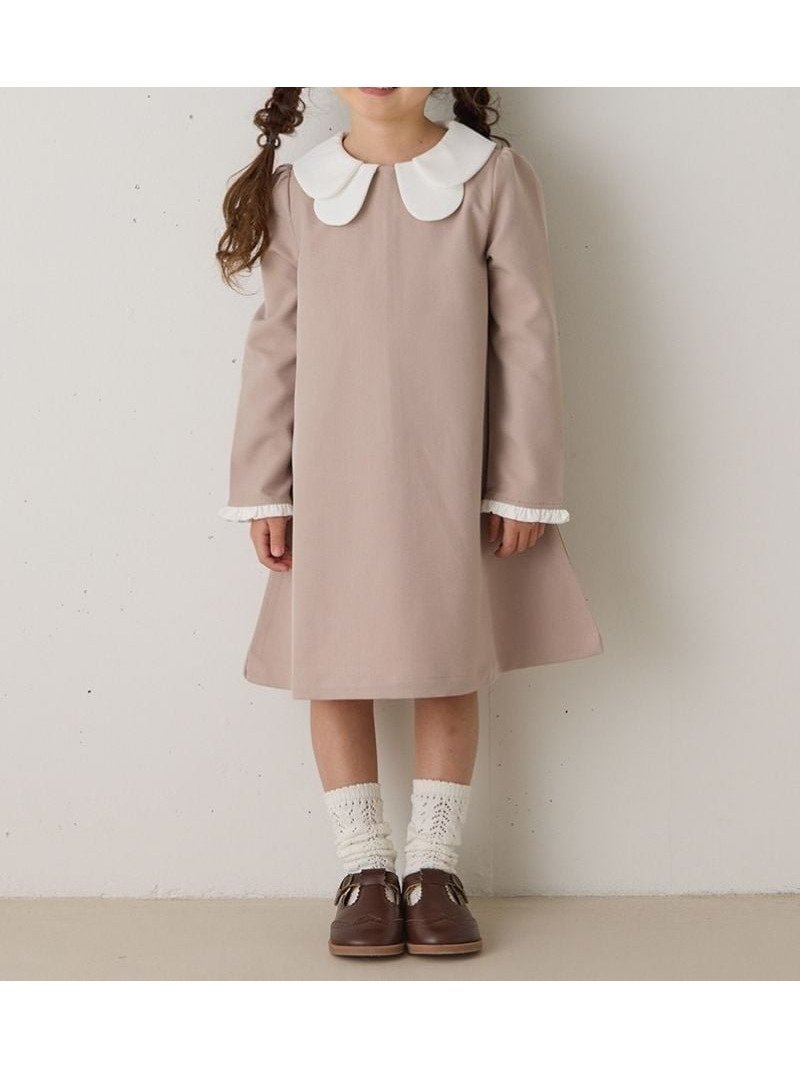 【リジェール/riziere / KIDS】のダブルカラーセレモニーワンピース 人気、トレンドファッション・服の通販 founy(ファニー) 　ファッション　Fashion　キッズファッション　Fashion for Kids　ワンピース　Dresses　フリル　Frill, Ruffle　ポケット　Pocket, Pocket Detail　エレガント 上品　Elegant　入学式　Entrance Ceremony　卒業式　Graduation Ceremony　 other-1|ID: prp329100004833900 ipo3291000000035204628