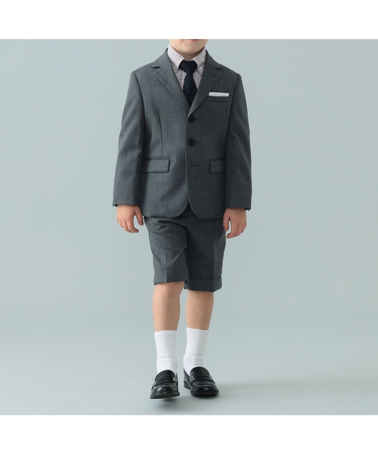 【こども ビームス/コドモ ビームス / KIDS】のCHOPIN with Kodomo BEAMS / セレモニー GREY ブレザーセット (110~130cm) ビームスセレモニー2026 26SS 入学式 卒業式 入園式 卒園式 フォーマル 面接 式典 七五三 発表会 インテリア・キッズ・メンズ・レディースファッション・服の通販 founy(ファニー) 　ファッション　Fashion　キッズファッション　Fashion for Kids　アイビー　Ivy Pattern　ショーツ　Shorts, Short Pants　シンプル　Simple, Minimal　ジャケット　Jacket, Outerwear　スタンダード　Standard, Basic　スーツ　Suit, Formalwear　セットアップ　Set-Up, Coordinated Outfit　ダブル　Double, Double-Breasted　フォーマル　Formal, Dressy　ポケット　Pocket, Pocket Detail　おすすめ　Recommended / Our Picks　セレモニー　Ceremony　入学式　Entrance Ceremony　卒業式　Graduation Ceremony　2026年　2026　GREY|ID: prp329100004833901 ipo3291000000035204648