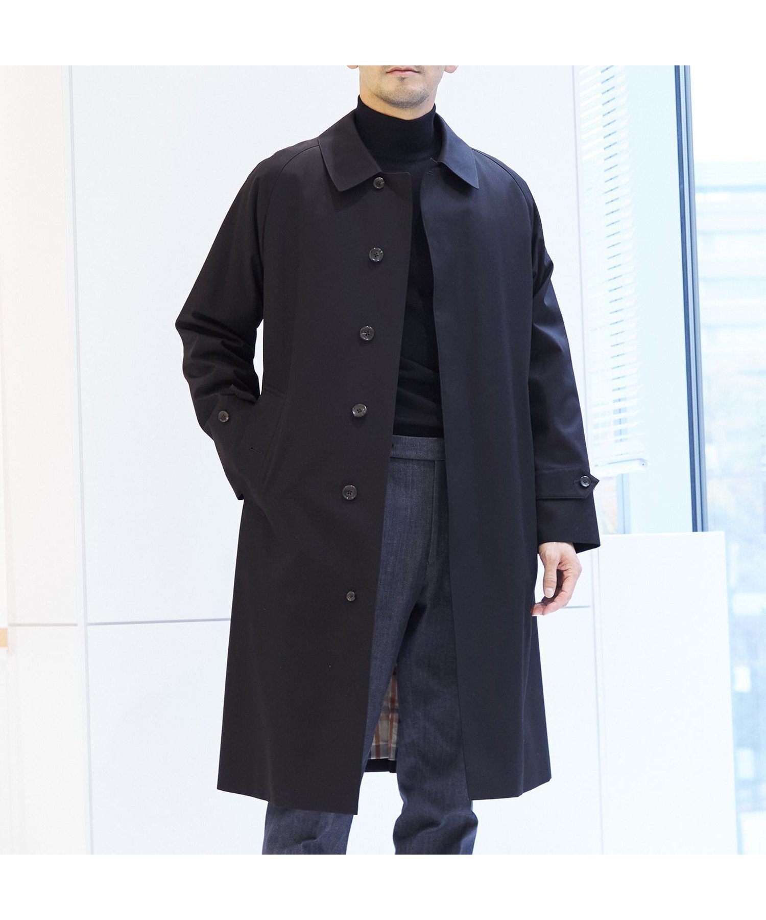 【サンヨーコート/SANYOCOAT / MEN】の100年コート クラシックモデル バルマカーンコート インテリア・キッズ・メンズ・レディースファッション・服の通販 founy(ファニー) 　ファッション　Fashion　メンズファッション　Fashion for Men　クラシック　Classic, Timeless Style　スリーブ　Sleeve, Long Sleeve / Short Sleeve　トレンド　Trend, Trending Now　ポケット　Pocket, Pocket Detail　ライナー　Liner, Inner Layer　ネイビー|ID: prp329100004833912 ipo3291000000035204819