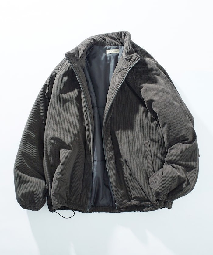【フリークスストア/FREAK'S STORE】のリラックスフィット コーデュロイ 中綿スタンドブルゾン 【限定展開】 25AW 人気、トレンドファッション・服の通販 founy(ファニー) 　ファッション　Fashion　メンズファッション　Fashion for Men　インナー　Innerwear　コーデュロイ　Corduroy, Cord Fabric　シンプル　Simple, Minimal　スウェット / スエット　Sweatshirt, Sweatwear　スタンド　Stand Collar, Upright Stand　チェック　Check, Plaid, Tartan　デニム　Denim, Jeans Material　ドローコード　Drawcord, Drawstring Cord　定番　Standard, Basic Item　パーカー　Hoodie, Parka　ビッグ　Big, Oversized　フィット　Fit, Slim Fit　ブルゾン　Blouson, Bomber Jacket　ボトム　Bottoms, Lower Wear　リラックス　Relax, Relaxed Fit　ワイド　Wide, Wide Fit　A/W・秋冬　Autumn/Winter　冬　Winter / This Winter　おすすめ　Recommended / Our Picks　2025年　2025　2025-2026秋冬・A/W　Autumn/Winter 2025–26 AW25–26　 other-1|ID: prp329100004833913 ipo3291000000035204840