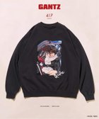 【フォーワンセブン バイ エディフィス/417 by EDIFICE / MEN】のGANTZ / ガンツ 417別注 COLORWORKS スウェット 人気、トレンドファッション・服の通販 founy(ファニー) ファッション Fashion メンズファッション Fashion for Men イラスト Illustration キャラクター Character, Licensed Characters クール Cool, Chic グラフィック Graphic, Graphic Design コレクション Collection, Seasonal Line スウェット / スエット Sweatshirt, Sweatwear プリント Print, Printed Pattern 別注 Limited Edition, Custom Order メタリック Metallic, Shiny Finish thumbnail ブラック B|ID: prp329100004833916 ipo3291000000035204896