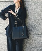 【ロデスコ/RODE SKO / URBAN RESEARCH】のセンターステッチトートバッグ 人気、トレンドファッション・服の通販 founy(ファニー) ファッション Fashion レディースファッション Fashion for Women バッグ Bags おすすめ Recommended / Our Picks チャーム Charm, Pendant デニム Denim, Jeans Material ベーシック Basic, Essential ビジネス 仕事 通勤 Business / Work / Commuting thumbnail BLACK|ID: prp329100004833925 ipo3291000000035205061