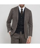 【マッキントッシュ ロンドン/MACKINTOSH LONDON / MEN】の【WEB・一部店舗限定】【FLEX JERSEY】ハウンドトゥースジャージーセットアップジャケット 人気、トレンドファッション・服の通販 founy(ファニー) ファッション Fashion メンズファッション Fashion for Men セットアップ Matching Sets おすすめ Recommended / Our Picks ジャケット Jacket, Outerwear セットアップ Set-Up, Coordinated Outfit リラックス Relax, Relaxed Fit 冬 Winter / This Winter 秋 Autumn thumbnail ブラウン|ID: prp329100004833945 ipo3291000000035205398