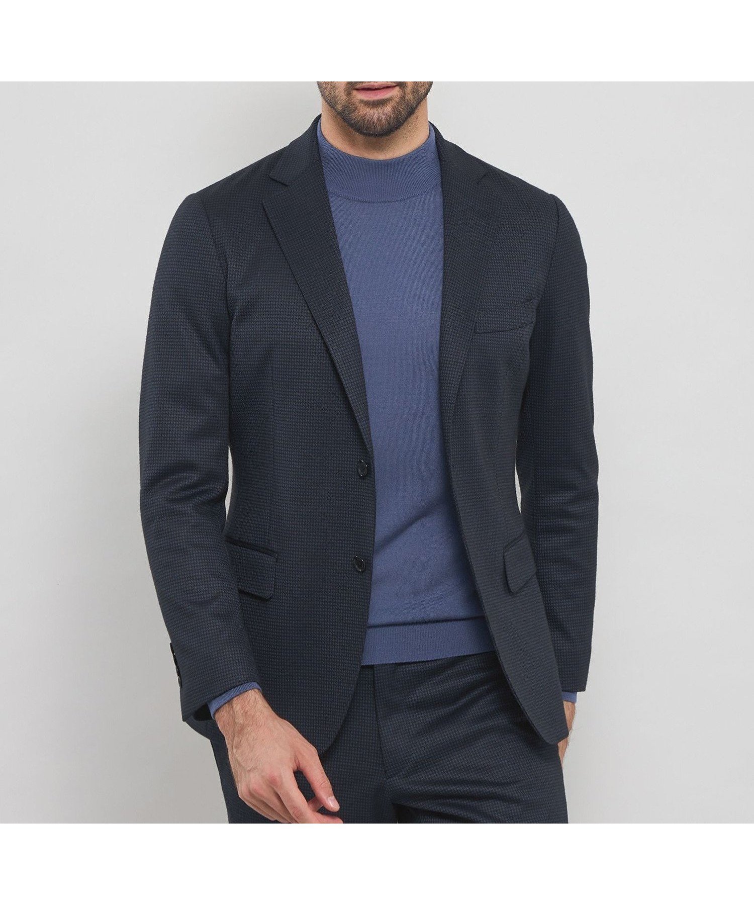 【マッキントッシュ ロンドン/MACKINTOSH LONDON / MEN】の【WEB・一部店舗限定】【FLEX JERSEY】ハウンドトゥースジャージーセットアップジャケット インテリア・キッズ・メンズ・レディースファッション・服の通販 founy(ファニー) 　ファッション　Fashion　メンズファッション　Fashion for Men　セットアップ　Matching Sets　おすすめ　Recommended / Our Picks　ジャケット　Jacket, Outerwear　セットアップ　Set-Up, Coordinated Outfit　リラックス　Relax, Relaxed Fit　冬　Winter / This Winter　秋　Autumn　ネイビー|ID: prp329100004833945 ipo3291000000035205399