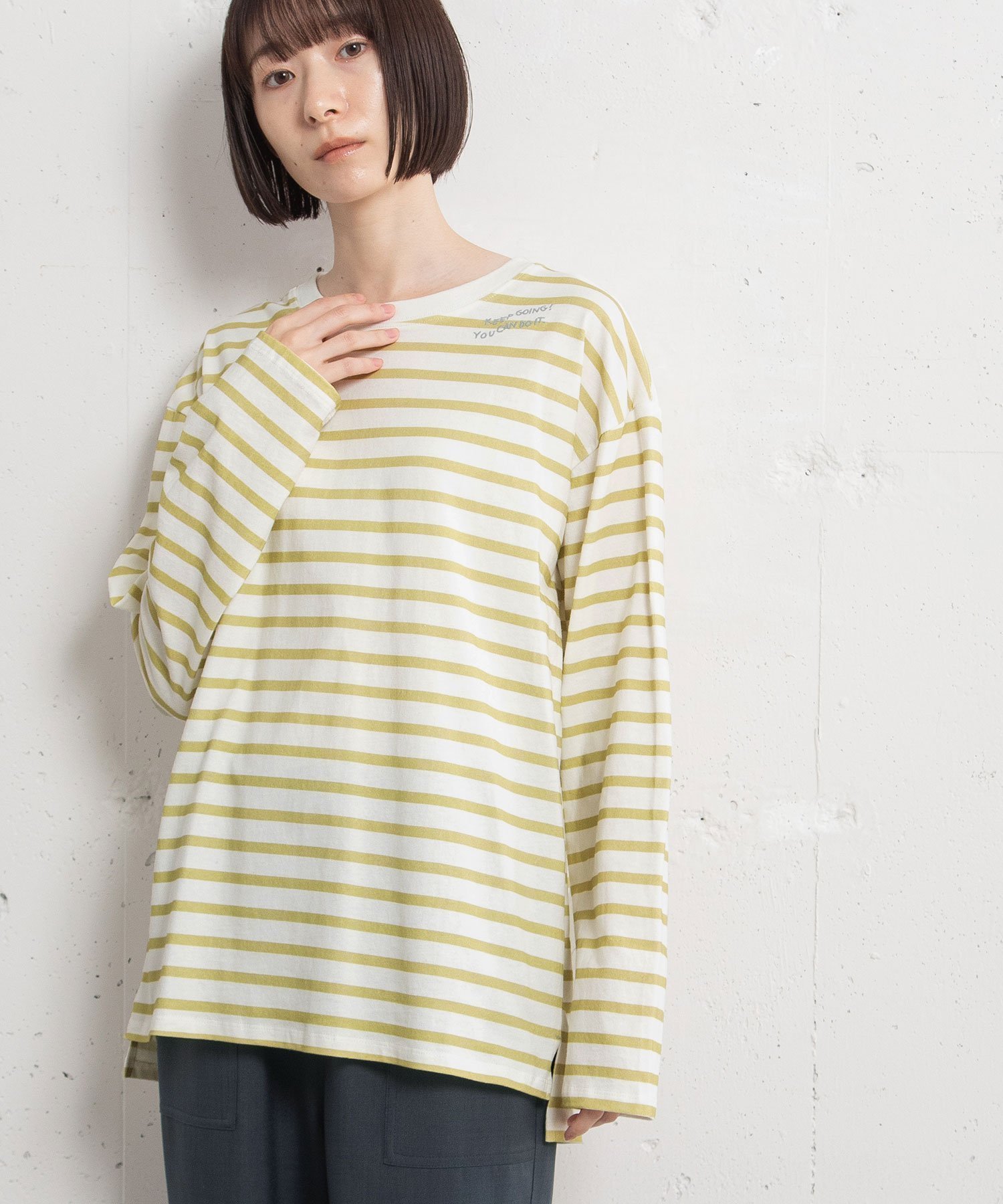 【プードゥドゥ/POU DOU DOU】のUSAコットン刺繍ワイドロンT 人気、トレンドファッション・服の通販 founy(ファニー) 　ファッション　Fashion　レディースファッション　Fashion for Women　トップス・カットソー　Cut & Sew Tops　ロングTシャツ・Tシャツ　Longline T-Shirts & Tees　スマート　Smart, Elegant　ワイド　Wide, Wide Fit　おすすめ　Recommended / Our Picks　 other-1|ID: prp329100004833978 ipo3291000000035205993