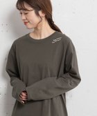 【プードゥドゥ/POU DOU DOU】のUSAコットン刺繍ワイドロンT 人気、トレンドファッション・服の通販 founy(ファニー) ファッション Fashion レディースファッション Fashion for Women トップス・カットソー Cut & Sew Tops ロングTシャツ・Tシャツ Longline T-Shirts & Tees スマート Smart, Elegant ワイド Wide, Wide Fit おすすめ Recommended / Our Picks thumbnail ダークグレー|ID: prp329100004833978 ipo3291000000035205997