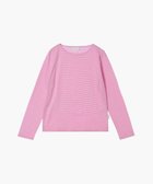 【アニエスベー ファム/agnes b. FEMME】のボーダーロングスリーブTシャツ 人気、トレンドファッション・服の通販 founy(ファニー) ファッション Fashion レディースファッション Fashion for Women トップス・カットソー Cut & Sew Tops シャツ・ブラウス・オフィスカジュアル Elegant Blouses & Button-Ups ロングTシャツ・Tシャツ Longline T-Shirts & Tees シンプル Simple, Minimal デニム Denim, Jeans Material パターン Pattern, Design Print ボーダー Border, Stripe thumbnail ピンク|ID: prp329100004833985 ipo3291000000035206121