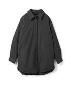 【マーコート/MARcourt】のmizuiro ind ワイドパディングシャツジャケット 人気、トレンドファッション・服の通販 founy(ファニー) ファッション Fashion レディースファッション Fashion for Women アウター Coat / Outerwear Collection レディースジャケット・軽アウター Jackets ダウン Down, Puffer フロント Front, Front Design ポケット Pocket, Pocket Detail レギュラー Regular, Standard Fit ワッシャー Washer, Crinkled Finish 無地 Plain, Solid Color 長袖 Long Sleeve, Full Sleeve thumbnail ブラック|ID: prp329100004834002 ipo3291000000035206405