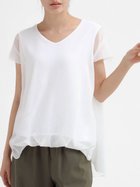 【ラシュッド/LASUD】のフレンチスリーブシアートップス 人気、トレンドファッション・服の通販 founy(ファニー) ファッション Fashion レディースファッション Fashion for Women トップス・カットソー Cut & Sew Tops おすすめ Recommended / Our Picks インナー Innerwear シアー Sheer, See-Through ノースリーブ Sleeveless, No-Sleeve リラックス Relax, Relaxed Fit thumbnail オフホワイト|ID: prp329100004834004 ipo3291000000035206461