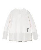 【ゴースローキャラバン/go slow caravan】のKAKELA TRANQUIL/カケラ トランクイル 配色異素材切替クルーロンTEE (WOMENS) 人気、トレンドファッション・服の通販 founy(ファニー) ファッション Fashion レディースファッション Fashion for Women トップス・カットソー Cut & Sew Tops ロングTシャツ・Tシャツ Longline T-Shirts & Tees グラフィック Graphic, Graphic Design シンプル Simple, Minimal デニム Denim, Jeans Material ビンテージ Vintage, Retro Style リメイク Remake, Reconstructed リラックス Relax, Relaxed Fit ワイド Wide, Wide Fit 切替 Switching, Contrast Panel thumbnail ホワイト|ID: prp329100004834005 ipo3291000000035206475