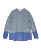 【ゴースローキャラバン/go slow caravan】のKAKELA TRANQUIL/カケラ トランクイル 配色異素材切替クルーロンTEE (WOMENS) 人気、トレンドファッション・服の通販 founy(ファニー) ファッション Fashion レディースファッション Fashion for Women トップス・カットソー Cut & Sew Tops ロングTシャツ・Tシャツ Longline T-Shirts & Tees グラフィック Graphic, Graphic Design シンプル Simple, Minimal デニム Denim, Jeans Material ビンテージ Vintage, Retro Style リメイク Remake, Reconstructed リラックス Relax, Relaxed Fit ワイド Wide, Wide Fit 切替 Switching, Contrast Panel thumbnail チャコール|ID: prp329100004834005 ipo3291000000035206476