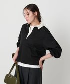 【ビューティ&ユース ユナイテッドアローズ/BEAUTY&YOUTH / UNITED ARROWS】の【WEB限定】タックボリュームスリーブ ラガーシャツ 人気、トレンドファッション・服の通販 founy(ファニー) ファッション Fashion レディースファッション Fashion for Women トップス・カットソー Cut & Sew Tops シャツ・ブラウス・オフィスカジュアル Elegant Blouses & Button-Ups ボリューム袖・フリルスリーブブラウス Voluminous & Ruffle Sleeves / Puffy Sleeve Tops スリーブ Sleeve, Long Sleeve / Short Sleeve デニム Denim, Jeans Material トレンド Trend, Trending Now フェミニン Feminine, Girly フォルム Silhouette, Form ボトム Bottoms, Lower Wear ヨーク Yoke, Yoke Design おすすめ Recommended / Our Picks thumbnail BLACK|ID: prp329100004834009 ipo3291000000035206518