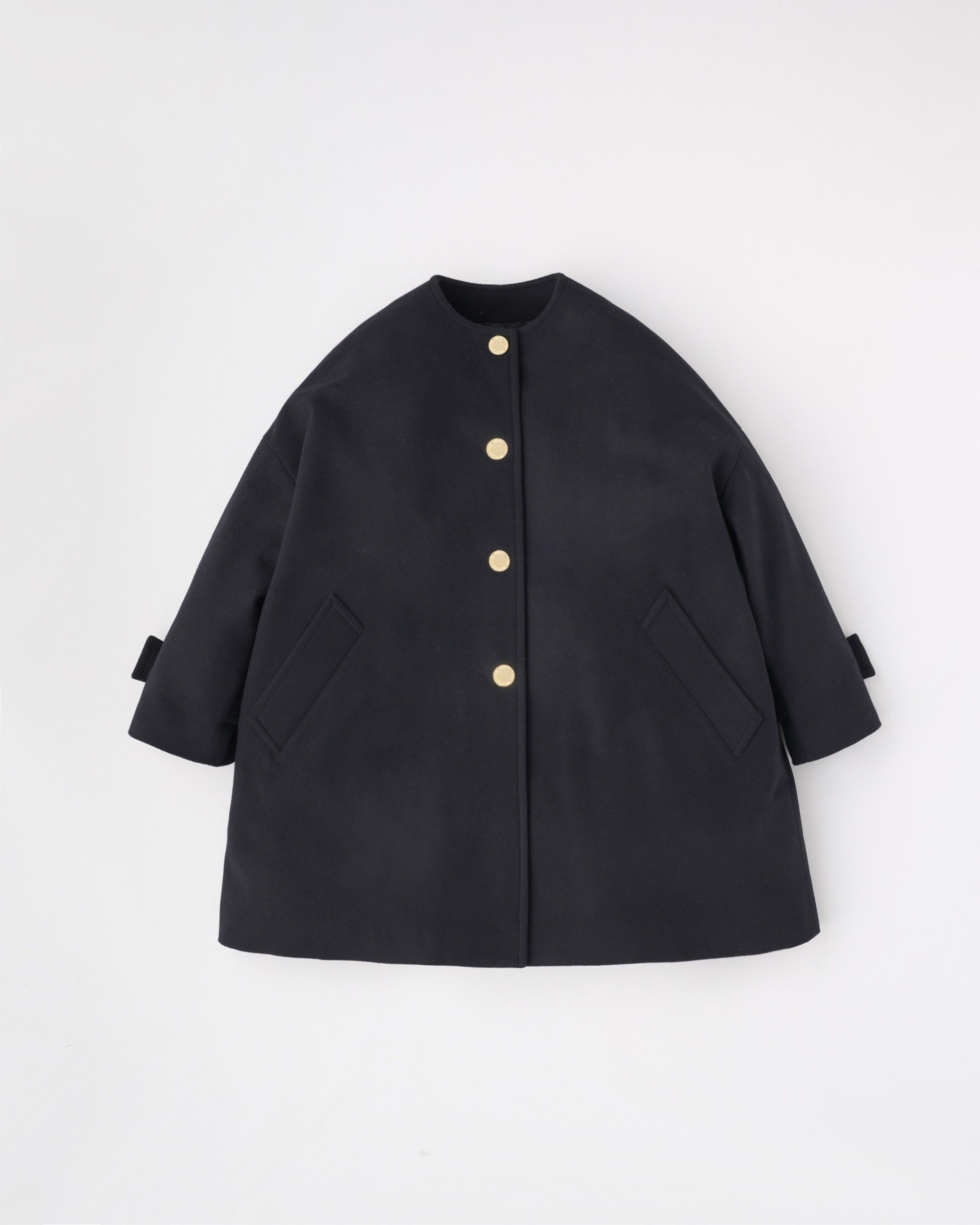 【トラディショナル ウェザーウェア/TWW / Traditional Weatherwear】のMALTON NO COLLAR インテリア・キッズ・メンズ・レディースファッション・服の通販 founy(ファニー) 　ファッション　Fashion　レディースファッション　Fashion for Women　ショルダー　Shoulder, Shoulder Strap　デニム　Denim, Jeans Material　ドレス　Dress, One-Piece　ドロップ　Drop Shoulder, Dropped Style　フラット　Flat, Flat Shoes　メルトン　Melton, Heavy Wool　リュクス　Luxury, Elegant, High-End, Chic　人気　Popular, Best Seller　A/W・秋冬　Autumn/Winter　ブラック|ID: prp329100004834012 ipo3291000000035206580