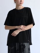 【ラシュッド/LASUD】のバックシフォンデザインカットソー 人気、トレンドファッション・服の通販 founy(ファニー) ファッション Fashion レディースファッション Fashion for Women トップス・カットソー Cut & Sew Tops カットソー・ベーシックTシャツ Cut-and-Sewn Tops / Stretch Tees & Basics カットソー Cut and Sewn Top シフォン Chiffon, Lightweight Fabric フォルム Silhouette, Form ボトム Bottoms, Lower Wear 今季 This Season, Current Season thumbnail ブラック|ID: prp329100004834016 ipo3291000000035206631