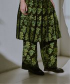 【ジャーナルスタンダード/JOURNAL STANDARD】の別注【TOLIGHT*JOURNALSTANDARD】FLOWER JQ PT 人気、トレンドファッション・服の通販 founy(ファニー) ファッション Fashion レディースファッション Fashion for Women パンツ Pants & Trousers 春 Spring カットジャガード Cut Jacquard コレクション Collection, Seasonal Line シンプル Simple, Minimal スマート Smart, Elegant フリンジ Fringe, Tassel プリント Print, Printed Pattern 別注 Limited Edition, Custom Order S/S・春夏 SS, Spring/Summer, Warm Season 夏 Summer thumbnail ブラック|ID: prp329100004834019 ipo3291000000035206657