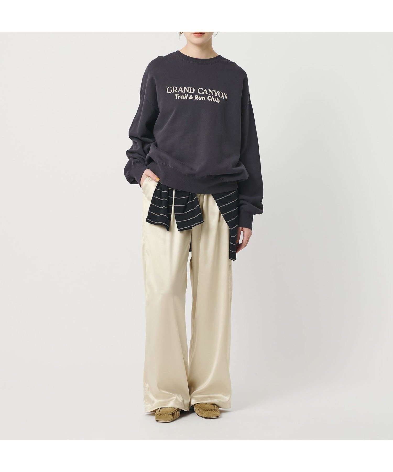 【ビューティ&ユース ユナイテッドアローズ/BEAUTY&YOUTH / UNITED ARROWS】のチンツゴム ワイドパンツ ウォッシャブル インテリア・キッズ・メンズ・レディースファッション・服の通販 founy(ファニー) 　ファッション　Fashion　レディースファッション　Fashion for Women　パンツ　Pants & Trousers　ウォッシャブル　Machine Washable　ヴィンテージ　Vintage Style　サテン　Satin, Glossy Fabric　スウェット / スエット　Sweatshirt, Sweatwear　ドローコード　Drawcord, Drawstring Cord　リラックス　Relax, Relaxed Fit　ワイド　Wide, Wide Fit　おすすめ　Recommended / Our Picks　OFF WHITE|ID: prp329100004834036 ipo3291000000035206872