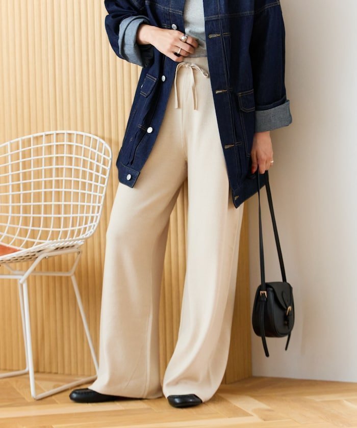 【フリークスストア/FREAK'S STORE】のニット ワイド イージーパンツ【限定展開】 25AW 人気、トレンドファッション・服の通販 founy(ファニー) 　ファッション　Fashion　レディースファッション　Fashion for Women　パンツ　Pants & Trousers　秋　Autumn　スウェット / スエット　Sweatshirt, Sweatwear　チュニック　Tunic, Long Top　定番　Standard, Basic Item　人気　Popular, Best Seller　バランス　Balance, Style Balance　リボン　Ribbon, Bow　リラックス　Relax, Relaxed Fit　ワイド　Wide, Wide Fit　A/W・秋冬　Autumn/Winter　冬　Winter / This Winter　おすすめ　Recommended / Our Picks　2025年　2025　2025-2026秋冬・A/W　Autumn/Winter 2025–26 AW25–26　 other-1|ID: prp329100004834045 ipo3291000000035206988