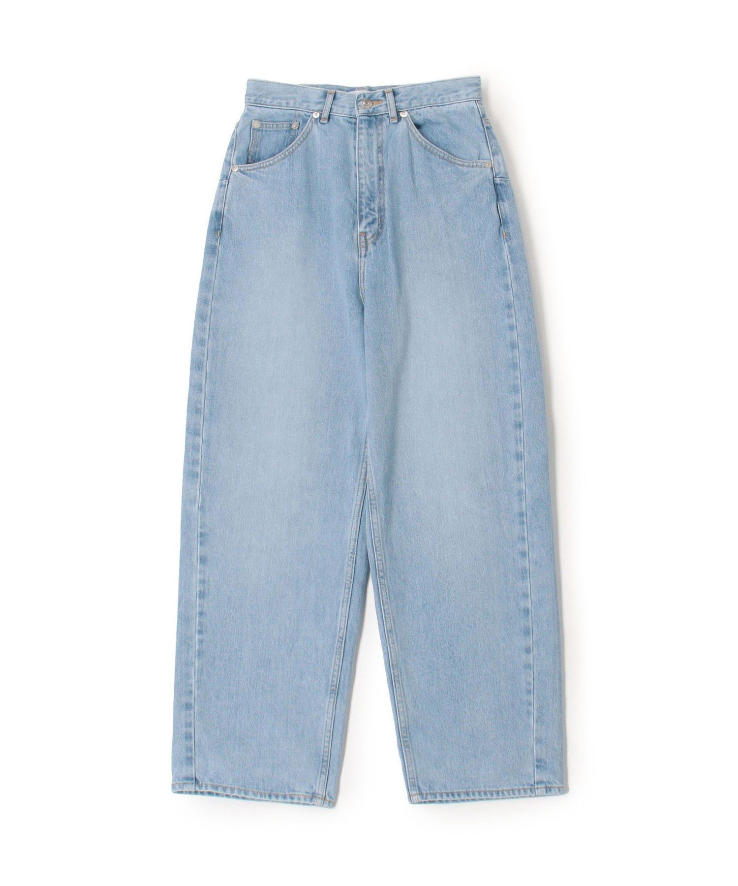 【トゥモローランド/TOMORROWLAND】のコットンデニム コクーンテーパードパンツ インテリア・キッズ・メンズ・レディースファッション・服の通販 founy(ファニー) 　ファッション　Fashion　レディースファッション　Fashion for Women　パンツ　Pants & Trousers　ショート　Short, Short Length　ストレート　Straight, Straight Cut　デニム　Denim, Jeans Material　トレンド　Trend, Trending Now　バランス　Balance, Style Balance　ルーズ　Loose, Oversized　2025年　2025　2025春夏・S/S　Spring/Summer 2025 SS25　63 ライトブルー|ID: prp329100004834049 ipo3291000000035207055