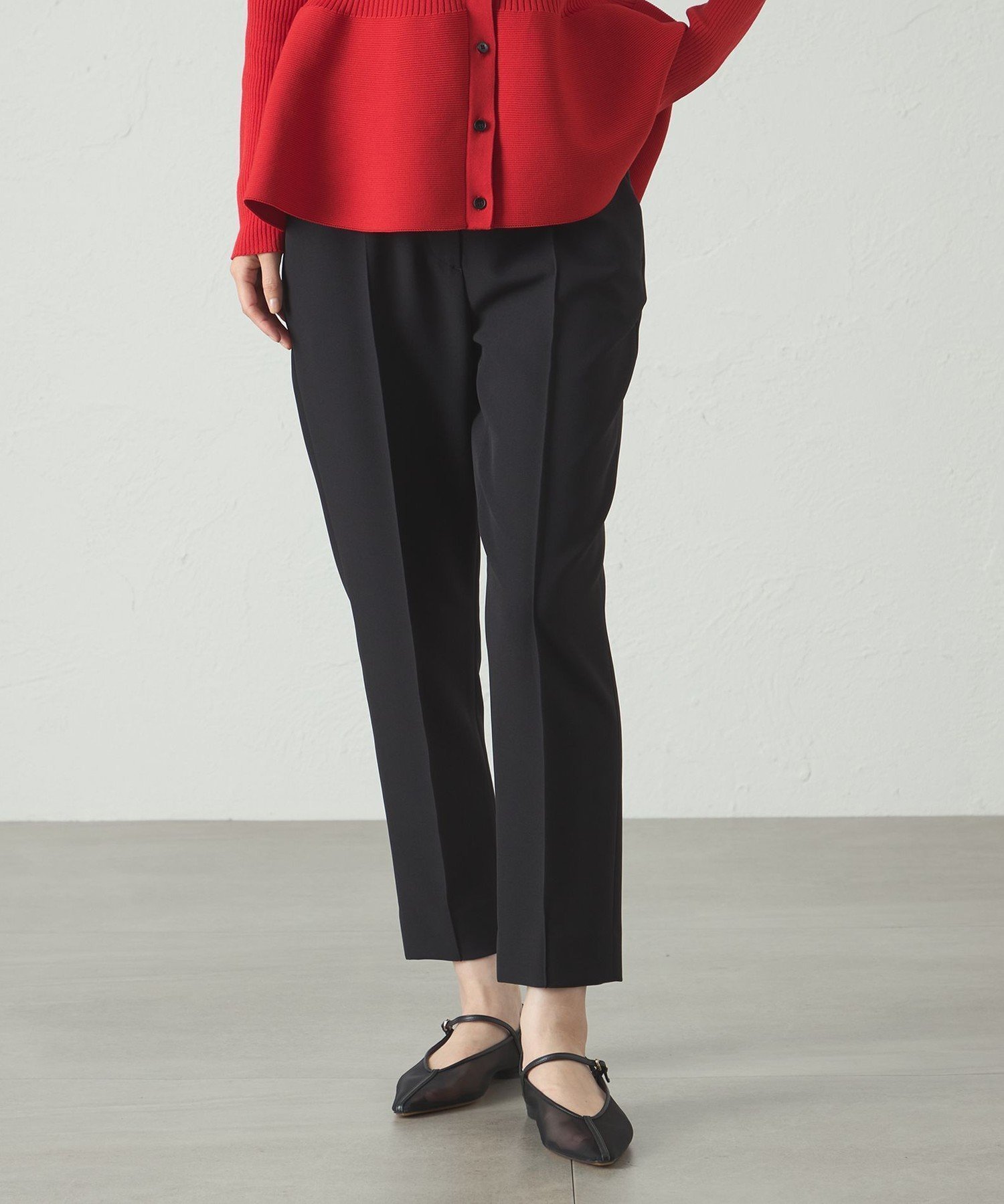 【キャスト/CAST】の【美シルエット・着用シワ軽減】ダブルクロススティックパンツ インテリア・キッズ・メンズ・レディースファッション・服の通販 founy(ファニー) 　ファッション　Fashion　レディースファッション　Fashion for Women　パンツ　Pants & Trousers　春　Spring　秋　Autumn　コンパクト　Compact, Small Size　ストレッチ　Stretch, Stretchy Fabric　センター　Center, Center Line　ダブル　Double, Double-Breasted　ベーシック　Basic, Essential　冬　Winter / This Winter　A/W・秋冬　Autumn/Winter　おすすめ　Recommended / Our Picks　日本製　Made In Japan　夏　Summer　ブラック|ID: prp329100004834053 ipo3291000000035207095