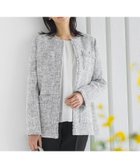 【ロートレ アモン/LAUTRE AMONT】のストレッチツイードミドルジャケット 人気、トレンドファッション・服の通販 founy(ファニー) ファッション Fashion レディースファッション Fashion for Women アウター Coat / Outerwear Collection レディースジャケット・軽アウター Jackets クラシカル Classical, Vintage-Inspired ジャケット Jacket, Outerwear ストレッチ Stretch, Stretchy Fabric ツイード Twill, Twill Weave トレンド Trend, Trending Now フロント Front, Front Design プレーン Plain, Simple ポケット Pocket, Pocket Detail メタル Metal, Metal Parts エレガント 上品 Elegant ビジネス 仕事 通勤 Business / Work / Commuting thumbnail ホワイト系その他|ID: prp329100004834064 ipo3291000000035207247