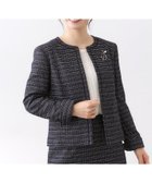 【リフレクト/Reflect】の【フォーマル/入卒/セットアップ可】ツイードジャケット 人気、トレンドファッション・服の通販 founy(ファニー) ファッション Fashion レディースファッション Fashion for Women アウター Coat / Outerwear Collection レディースジャケット・軽アウター Jackets おすすめ Recommended / Our Picks コンパクト Compact, Small Size シンプル Simple, Minimal ジャケット Jacket, Outerwear ストレッチ Stretch, Stretchy Fabric スマート Smart, Elegant セットアップ Set-Up, Coordinated Outfit セレモニー Ceremony ツイード Twill, Twill Weave フォーマル Formal, Dressy ポケット Pocket, Pocket Detail ラウンド Round, Round Neck 卒業式 Graduation Ceremony thumbnail ネイビー|ID: prp329100004834067 ipo3291000000035207273