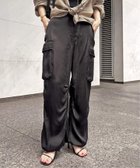 【エーピーストゥディオ/AP STUDIO】のピグメントカーゴパンツ(ブラック) 人気、トレンドファッション・服の通販 founy(ファニー) ファッション Fashion レディースファッション Fashion for Women パンツ Pants & Trousers とろみ Fluid, Flowy Fabric カーゴパンツ Cargo Pants, Utility Pants シューズ Shoes, Footwear スマート Smart, Elegant プリント Print, Printed Pattern ミリタリー Military, Army Style ヴィンテージ Vintage Style エレガント 上品 Elegant thumbnail ブラック|ID: prp329100004834072 ipo3291000000035207391