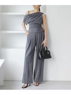 【スナイデル/SNIDEL】のワイドロングパンツ 人気、トレンドファッション・服の通販 founy(ファニー) ファッション Fashion レディースファッション Fashion for Women パンツ Pants & Trousers スマート Smart, Elegant スーツ Suit, Formalwear セットアップ Set-Up, Coordinated Outfit センター Center, Center Line チェック Check, Plaid, Tartan バランス Balance, Style Balance ポケット Pocket, Pocket Detail エレガント 上品 Elegant ビジネス 仕事 通勤 Business / Work / Commuting thumbnail GRY[006]|ID: prp329100004834073 ipo3291000000035207393