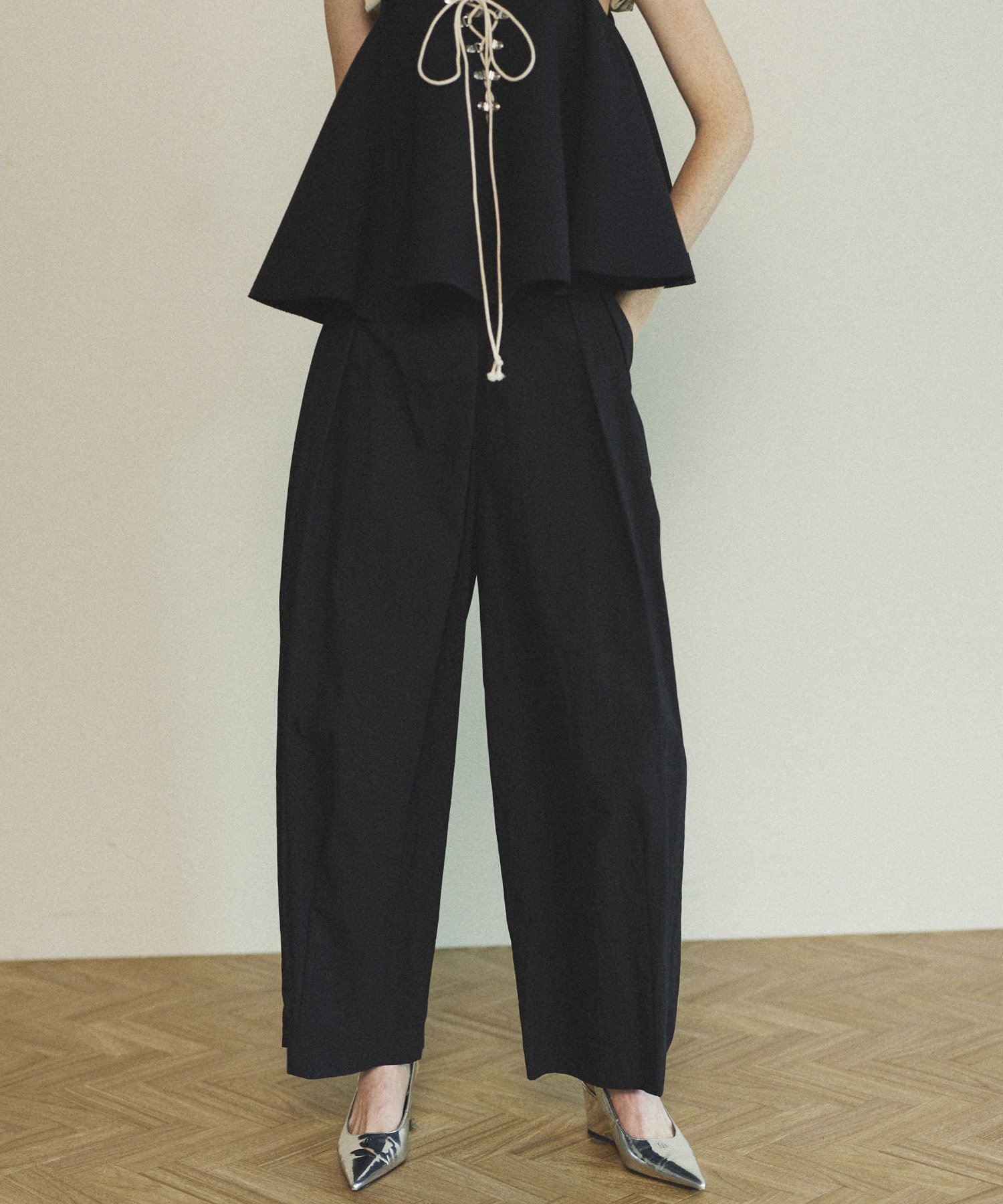 【メゾンスペシャル/MAISON SPECIAL】のWaist Pleats Cocoon Pants 人気、トレンドファッション・服の通販 founy(ファニー) 　ファッション　Fashion　レディースファッション　Fashion for Women　パンツ　Pants & Trousers　シンプル　Simple, Minimal　プリーツ　Pleats, Pleated　夏　Summer　 other-1|ID: prp329100004834075 ipo3291000000035207408